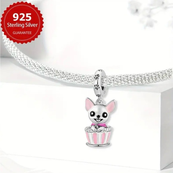 Pandora Sterling Silver Dog Charm Bracelet - Picture 6 of 6